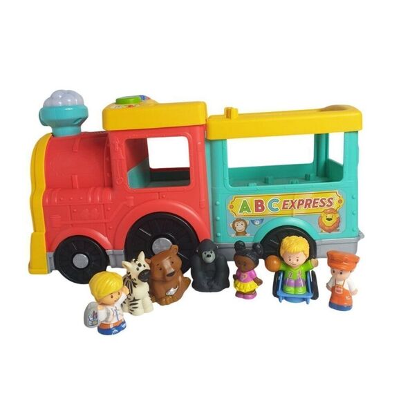Fisher-Price Little People ABC Express Train With Figures & Animals - Picture 1 of 8